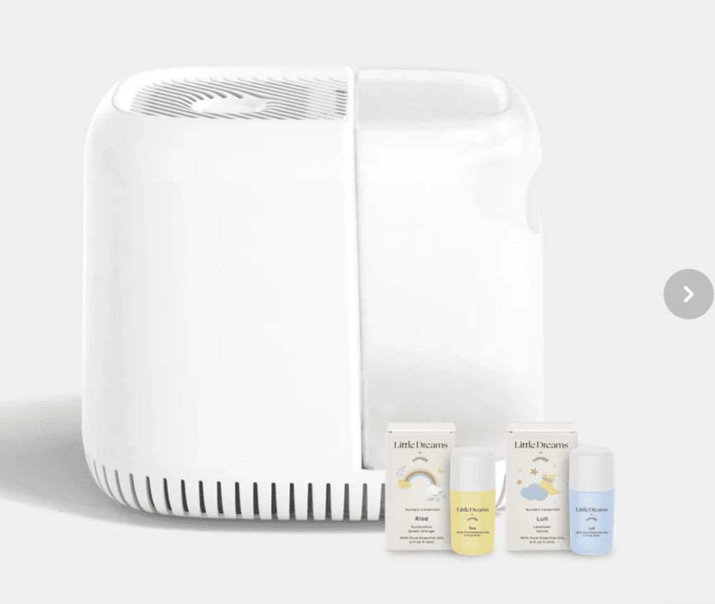 Canopy organic, mold-free baby room humidifier